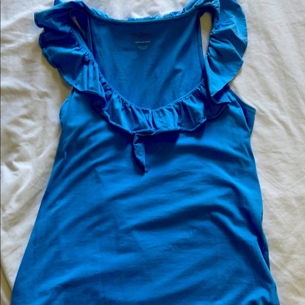 Blue Lilly Pulitzer tank